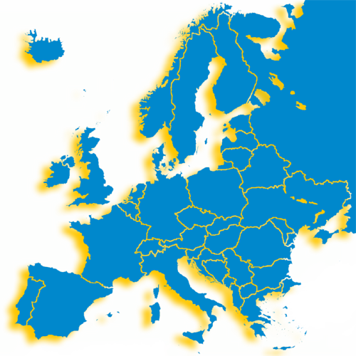 Europe map